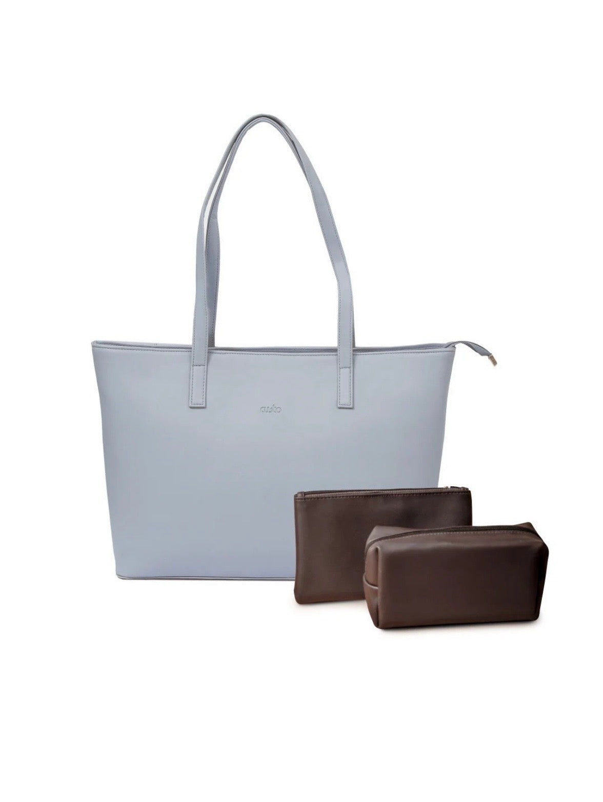 Walnut Brown Vegan Leather Tote Bag – INIT