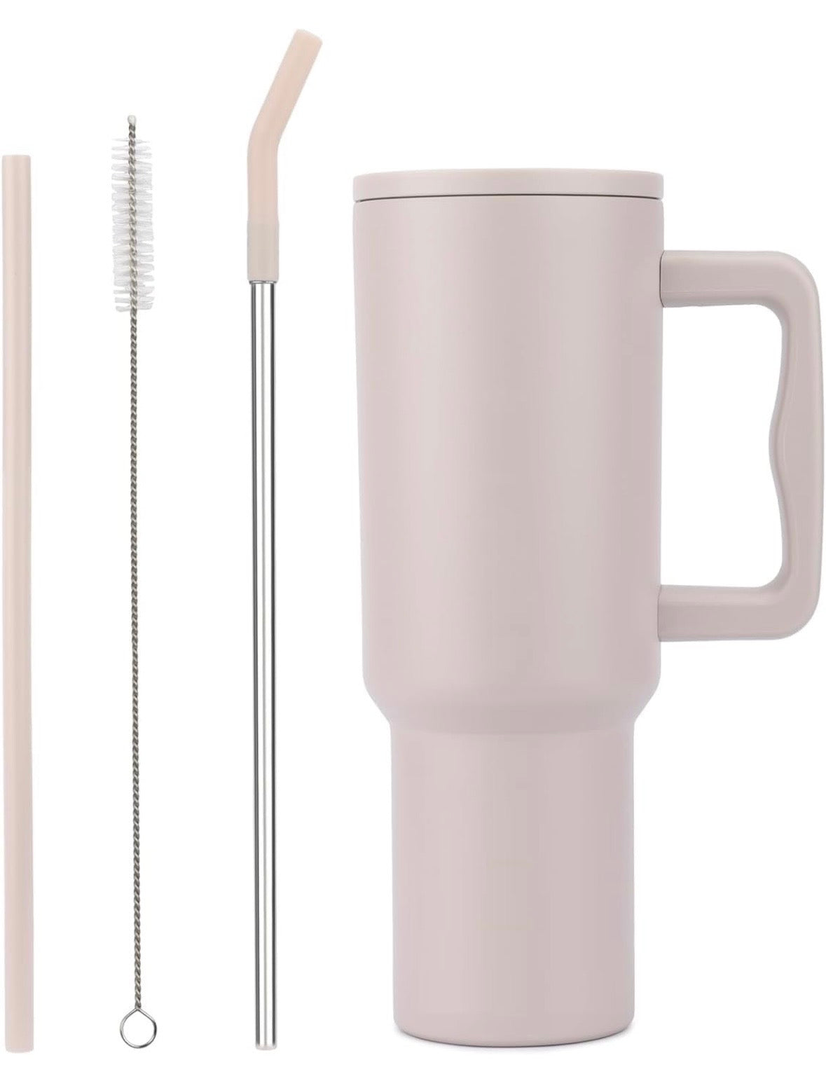 1200ML Stainless Steel Tumbler with Lid and Straw – Vacuum Insulated | 1.2LCustom Tumbler (Prepaid Only, No COD/Return)