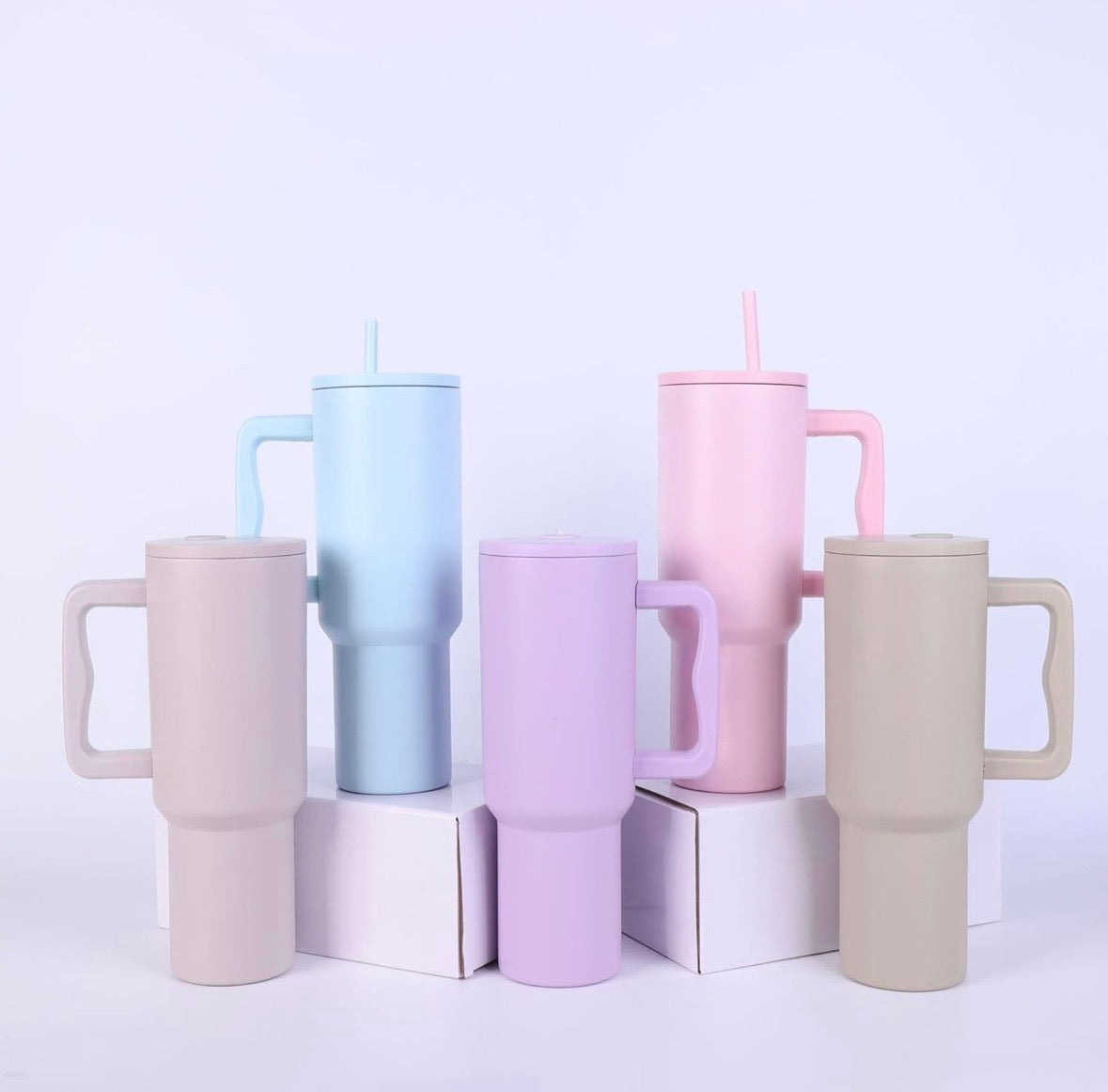 1200ML Stainless Steel Tumbler with Lid and Straw – Vacuum Insulated | 1.2LCustom Tumbler (Prepaid Only, No COD/Return)