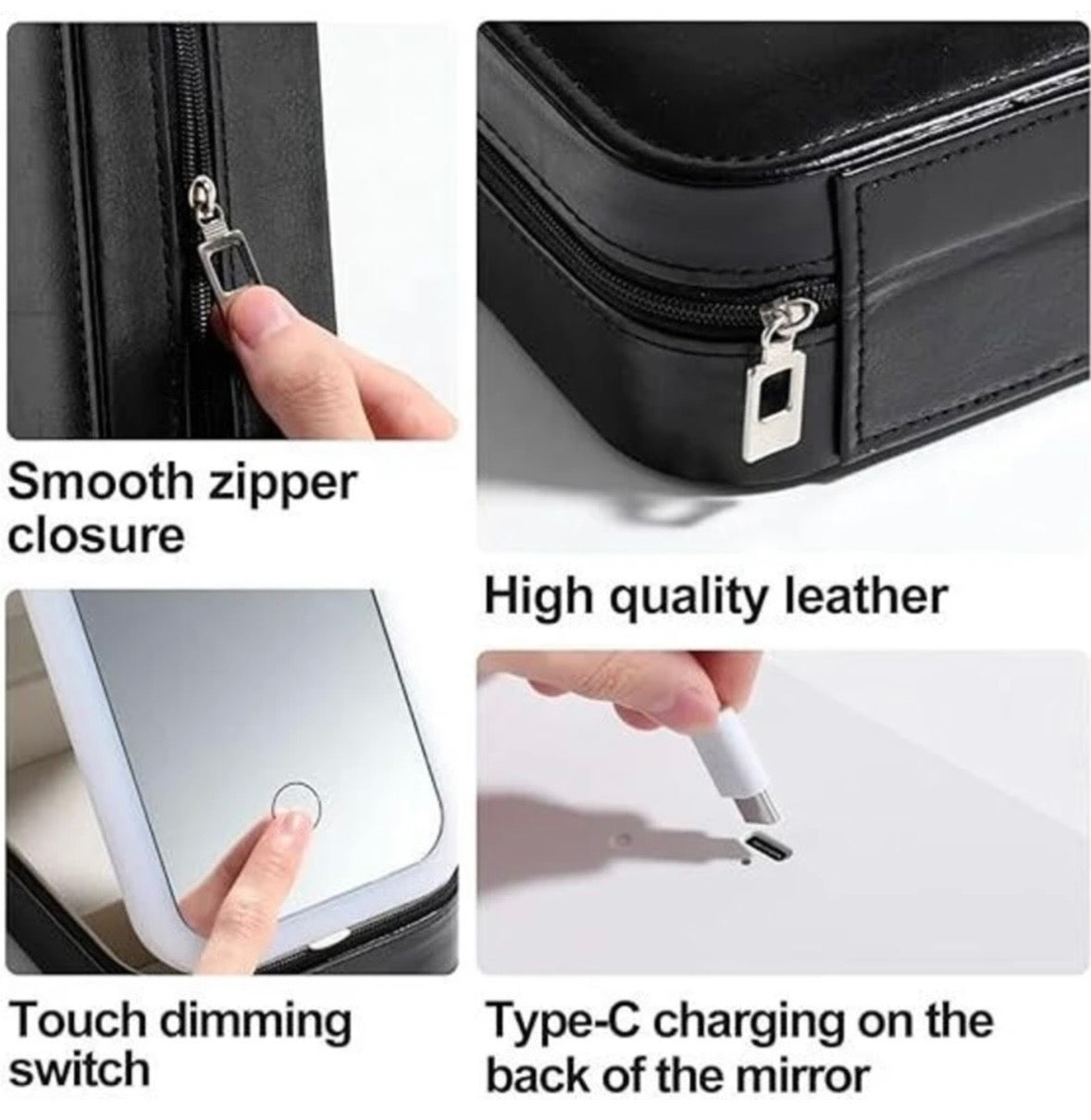 Dealmo Jewellery Box with LED Mirror