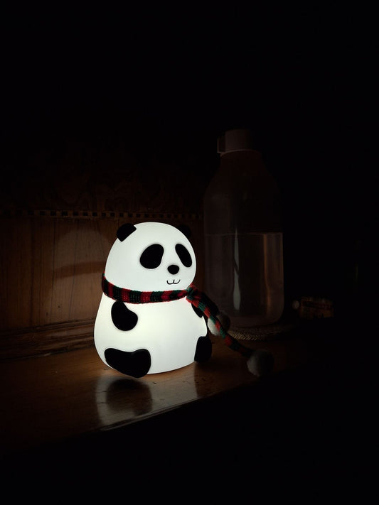 KAWAII™ Animal Silicone Touch Lamp – Panda, Duck, Bunny