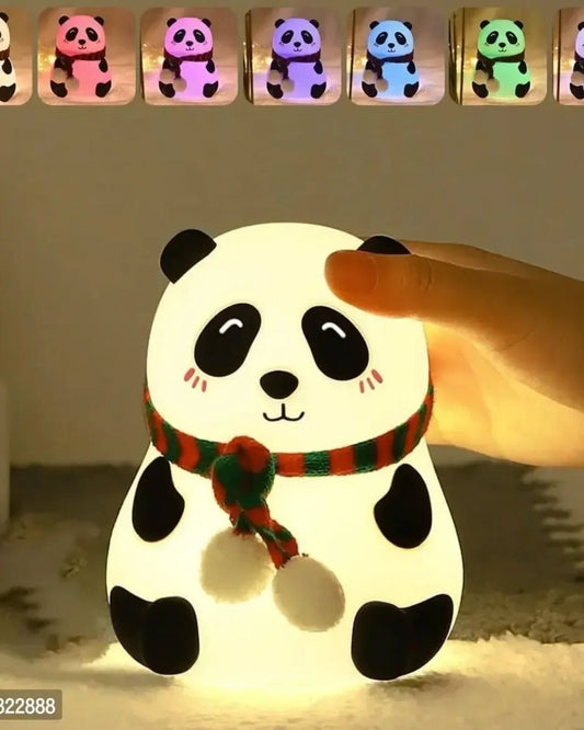 KAWAII™ Animal Silicone Touch Lamp – Panda, Duck, Bunny