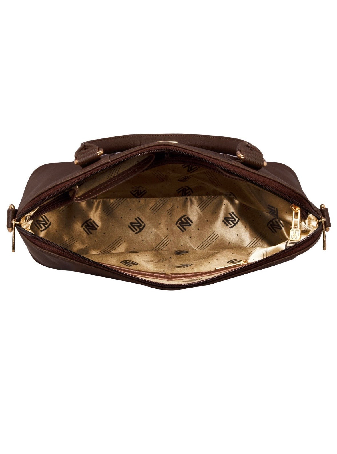 INIT Hand Bag - Black, Rexine, Made in India
