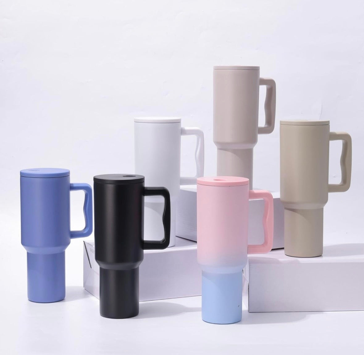 1200ML Stainless Steel Tumbler with Lid and Straw – Vacuum Insulated | 1.2LCustom Tumbler (Prepaid Only, No COD/Return)