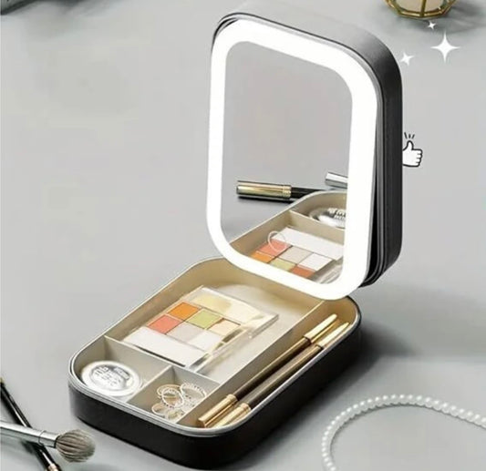 Dealmo Jewellery Box with LED Mirror