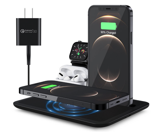 QuickCharge™ 3-in-1 Wireless Charging Station