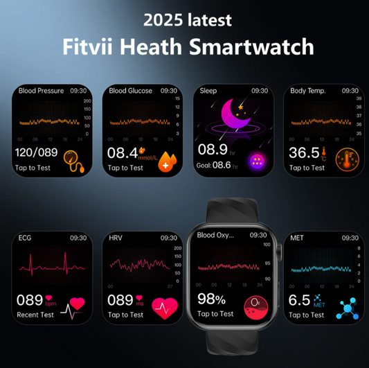Upgrade FITVII® GT5 PRO MAX Blood Pressure Watch