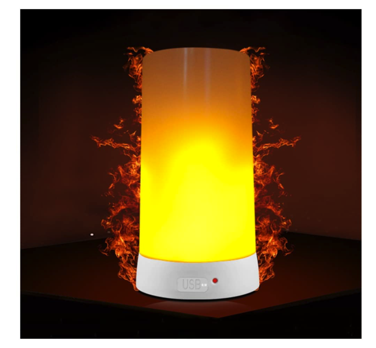 Smart Flame Aroma Diffuser Lamp
